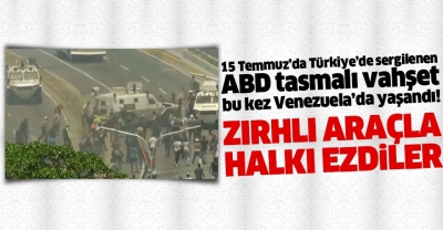 Venezuela'da neler oluyor? Venezuela'da son durum... Darbeciler halkı ezdi..