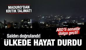 Venezuela'da patlama! Açık açık sabotaj!..