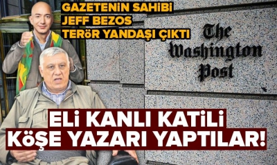 Washington Post terör örgütü PKK'nın elebaşı Cemil Bayık'ın skandal sözlerini 'makale' diye yayınladı..