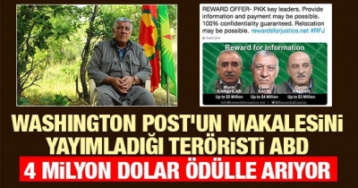 Washington Post'un makalesini yayımladığı Bayık ABD'nin terör listesinde.