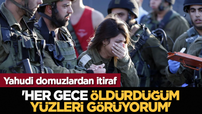 Yahudi domuzlardan itiraf: 'Her gece öldürdüğüm yüzleri görüyorum'