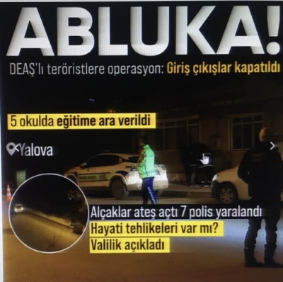 Yalova'da DEAŞ operasyonu! Polise ateş açıldı: 7 polis yaralı... Çatışma bölgesinde eğitime ara verildi