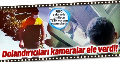 Yaşlı çifti FETÖ yalanıyla 1 milyon TL dolandıran 2 şüpheli yakalandı.