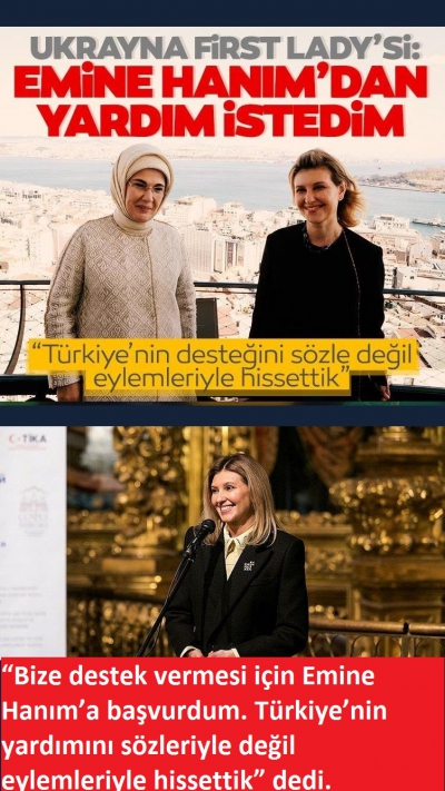 Yelena Zelenskaya: “Türkiye’nin desteğini lafta değil fiilde gördük”
