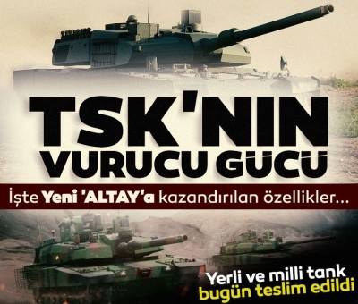 Yeni Altay TSK'ya teslim edildi! Başkan Erdoğan: Üçüncü nesilden de öte bir tank
