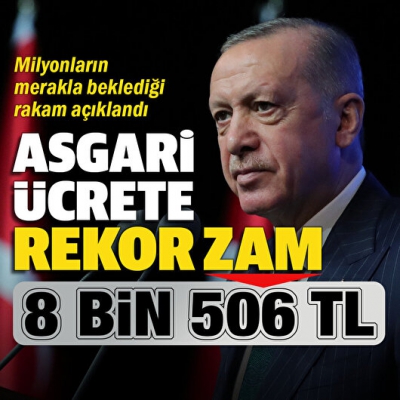 Yeni asgari ücret miktarı açıklandı! Başkan Erdoğan'dan enflasyon ve 'ara zam' mesajı