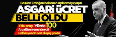 Yeni asgari ücret miktarı açıklandı! Başkan Erdoğan'dan enflasyon ve 'ara zam' mesajı