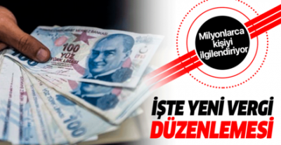 Yeni vergi düzenlemesine ilişkin kanun Resmi Gazete'de