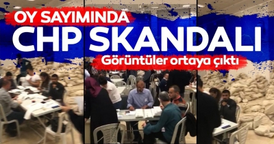 Yeniden oy sayımında CHPskandalı! Görüntüler ortaya çıktı!