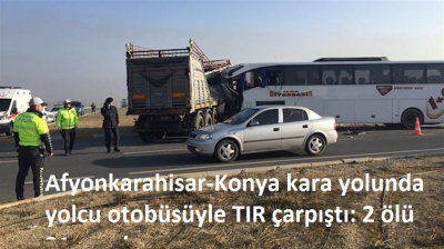 Yolcu otobüsü TIR'la çarpıştı! Çok sayıda ölü ve yaralı