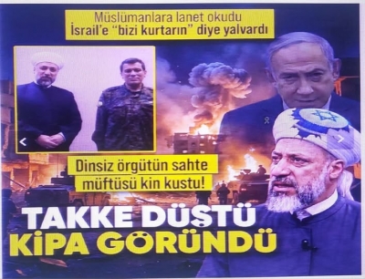 YPG’nin sözde müftüsü Haznevi İsrail’e yalvardı: “Bizi kurtarın”