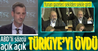 Yunan gazetecinin Türkiye provokasyonuna ABD'li sözcüden tokat gibi cevap! Çok önemli bir rolü üstlendiler
